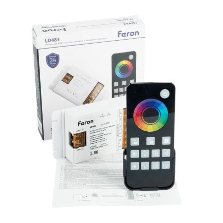 Контроллер RGB с пультом, таймером и визуализатором звука Feron 52098
