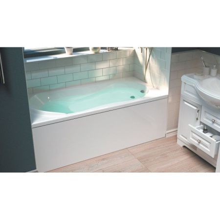 Ванна акриловая 1MarKa ENNA 01эн1775 170х75 пристенная прямоугольная без каркаса