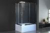 Душевой уголок Royal Bath BP RB8100BP-T-CH-R 100х80 стекло прозрачное профиль хром с поддоном