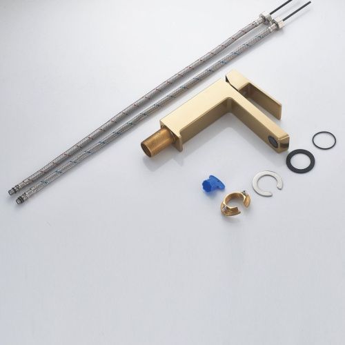 Смеситель Rose R1801G-1 на раковину золото - фото 4