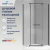 Душевой уголок RGW Passage 78088300-14 100х100 стекло прозрачное профиль черный без поддона