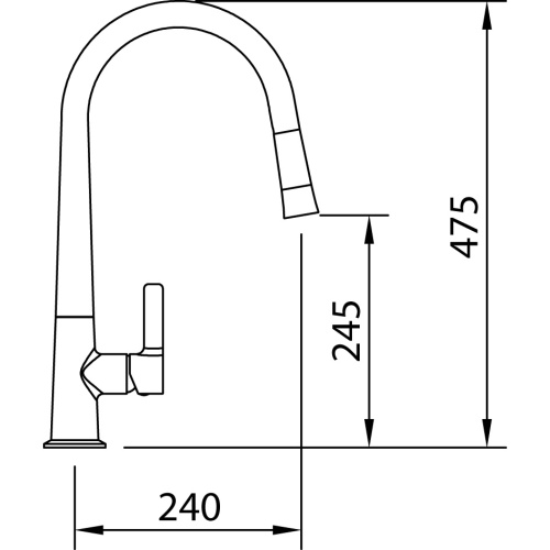 Смеситель для кухни Clever Chef 3 99442 на раковину хром - фото 5