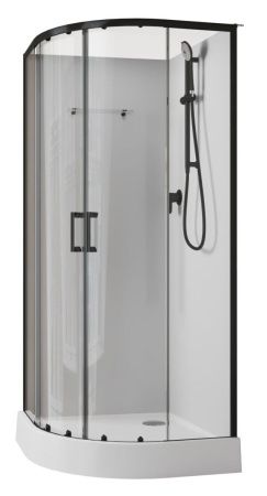 Душевая кабина Aquanet Passion EVO 00267256 90х90 четверть круга без крыши ориентация универсальная