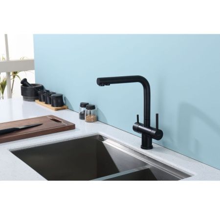 Смеситель для кухни Splenka S70 S70.61.06 на мойку черный