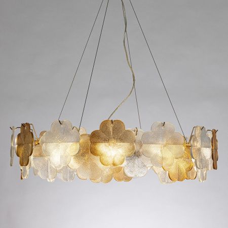 Люстра подвесная Arte Lamp Mallika (Маллика) A4077SP-10GO