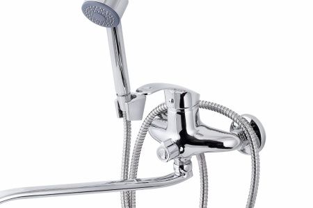 Смеситель для ванны и душа FAUZT FZs-888-133 настенный хром