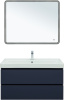 Тумба под раковину Aquanet Вега 2.0 00337945 99х46х50 подвесная цвет синий