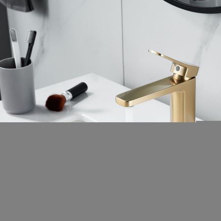 Смеситель Shevanik S9901G на раковину золото