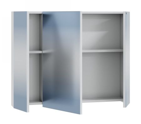 Зеркало-шкаф СанТа Аврора 700348 80х70 подвесной цвет белый