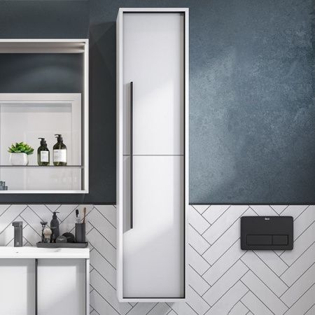 Шкаф-пенал Aquaton Ривьера 1A239203RVX20 30х140 напольный цвет белый