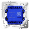 Проходной переключатель двухклавишный с подсветкой VOLTUM S70 VLS020402