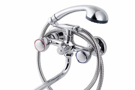 Смеситель для ванны и душа FAUZT FZs-511-17 настенный хром