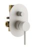Смеситель для душа Plumberia Selection Ixo KIT1001BO встраиваемый в стену белый