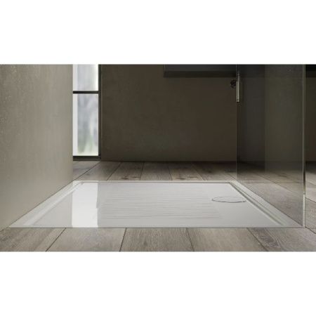 Душевой поддон керамический Hatria LIF H3 SBY1ZY01 100х80 белый