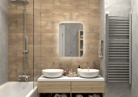 Зеркало Continent Burzhe ЗЛП541 50х70 подвесное