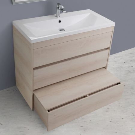 Тумба под раковину Art&Max FAMILY Family-750-3C-PIA-PB 80х50 напольная цвет бежевый