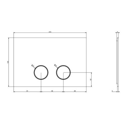 Клавиша смыва механическая Gessi Gessi316 54617#708 цвет медь