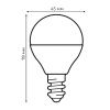 Лампа светодиодная Uniel LED-G45-6W/4000K/E14/FR/RA95 PLK01WH