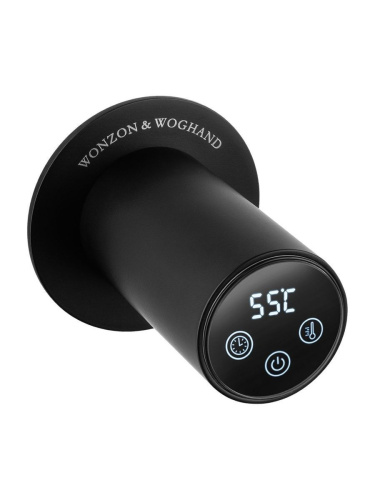 Полотенцесушитель электрический Wonzon & Woghand Baden WW-AL366-MB 55х80 черный - фото 4