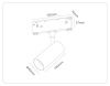 Трековый магнитный светильник Ambrella Light Track System (Трацк Сыстем) GL2305
