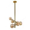 Люстра на штанге Delight Collection Globe Mobile (Глобе Мобиле) MX19009070-6B gold