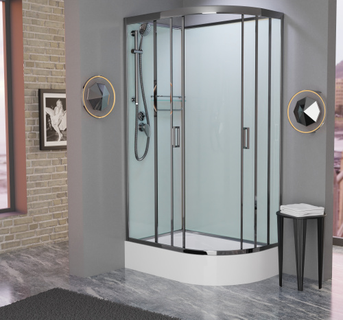 Душевая кабина Frank 180009 120х80 без крыши ориентация левая - фото 2 Душевая кабина Frank 180009 120х80 без крыши ориентация левая - фото 2