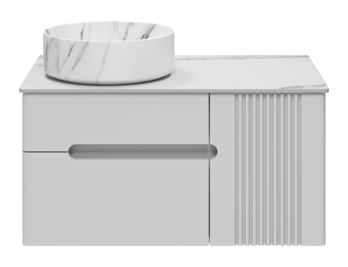 Тумба под раковину Brevita Pallisandro PAL-50080-501П2Я 79х49х40 - фото 2