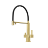 Смеситель для кухни Sancos Moro SC4006BG на мойку брашированное золото/черный