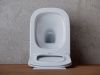 Унитаз подвесной Ceramica Nova NOEL CN3013 белый с сиденьем микролифт безободковый душевой смыв