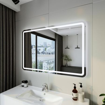 Зеркало с подсветкой Бриклаер Эстель 4627125414268 120х80 подвесное