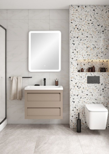 Тумба под раковину Art&Max PLATINO AM-Platino-580-2C-SO-CM 58х47х55 подвесная
