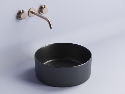 Раковина Ceramica Nova ELEMENT 36 см CN6032MB накладная цвет черный матовый - фото 4