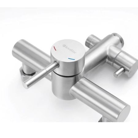 Душевая стойка Knotlor SS-06/1 настенная цвет нержавеющая сталь