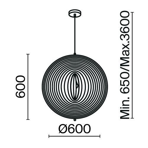 Светильник подвесной Maytoni Roots Modern MOD197PL-01W2 - фото 3