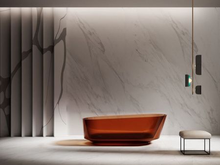 Ванна из полиэфирной смолы Abber Kristall AT9706Opal 170х80 отдельностоящая овальная