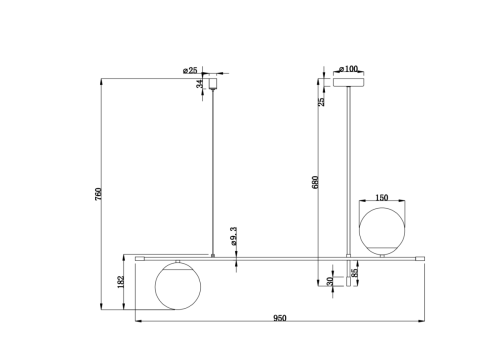 Светильник подвесной Maytoni Nostalgia Modern MOD048PL-02G - фото 4