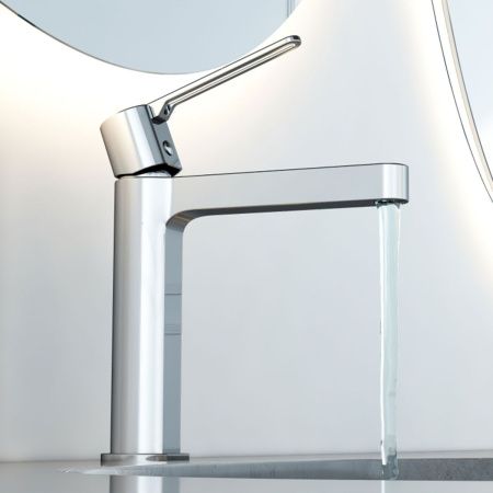 Смеситель Vincea Rondo VBF-1R1CH на раковину хром