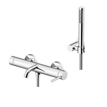 Смеситель Gattoni CIRCLE TWO 9100/91C0 настенный хром