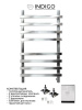 Полотенцесушитель Indigo Askel LASWPF80-50 56х85 водяной хром