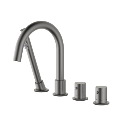 Смеситель Timo Saona 2330/18Y на борт ванны черное золото