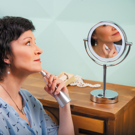 Зеркало косметическое WasserKRAFT 1005 Зеркало косметическое WasserKRAFT 1005