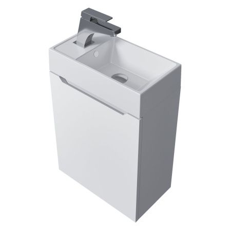 Раковина из искусственного камня Uperwood Classic New 2911020334 40х20 полувстраиваемая цвет белый