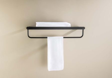 Полка в ванную комнату Aquatek ЛИРА AQ4415MB