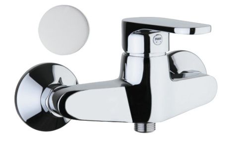 Смеситель для ванны и душа Fiore 81BB6511 настенный белый - фото 2