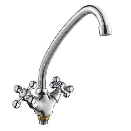 Смеситель для кухни Cron CN4319-2 на мойку хром