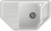 Кухонная мойка Granfest Corner C-800E иней 79х49 цвет белый поверхность матовая
