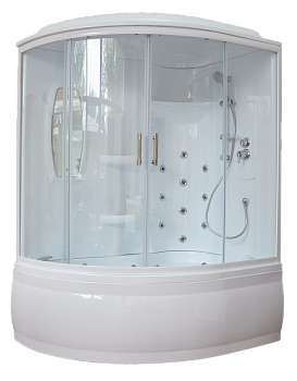 Душевой бокс Royal Bath ALP RB140ALP-T-R 140х95 асимметричная с крышей ориентация правая