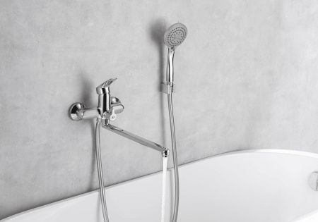 Смеситель для ванны Aquatek ВЕГА AQ1042CR настенный хром