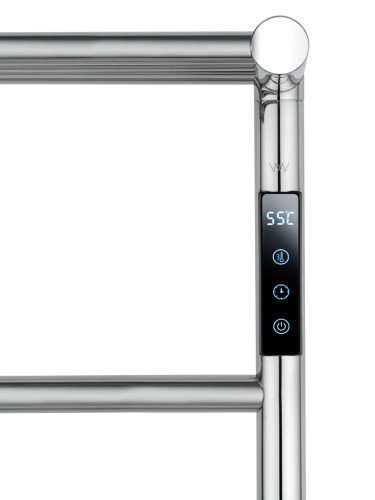 Полотенцесушитель электрический Wonzon & Woghand Bonn WW-AL402-CR 50х50 хром - фото 3