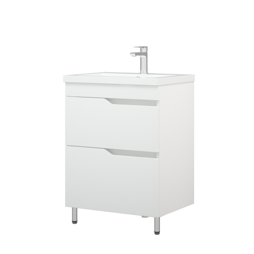 Тумба под раковину Corozo Теона SD-00001441 59х44х85 цвет белый - фото 5